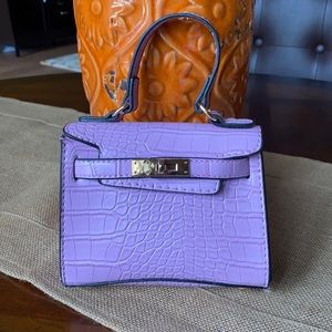 Mini purple purse